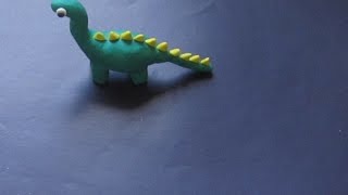 How to make dinosaur with clay | Clay Modelling Dinosaur
