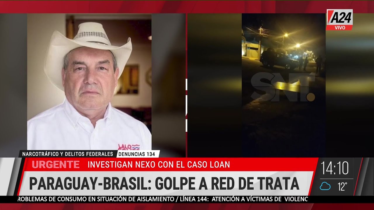 ⚠️ PARAGUAY - BRASIL: golpe a red de trata y la muerte del diputado paraguayo Lalo Gómez