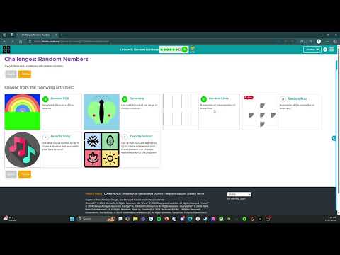Code.org - CS Discoveries - Unit 3: Interactive Animations & Games: Lesson 6: Level 8