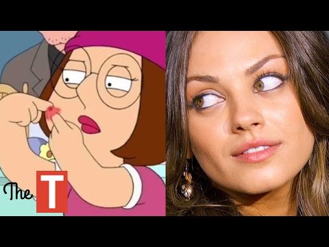 10 Awkward Cartoon Characters Voiced By HOT Actors And...