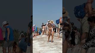 ☀️Magic Of The Fun White Pamukkale Turkey -Wonderful Day? #cleopatra #pamukkale #walkingtour