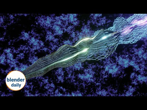 The warp tunnel: Instances rotations | Blender Geonodes Daily, tip 64