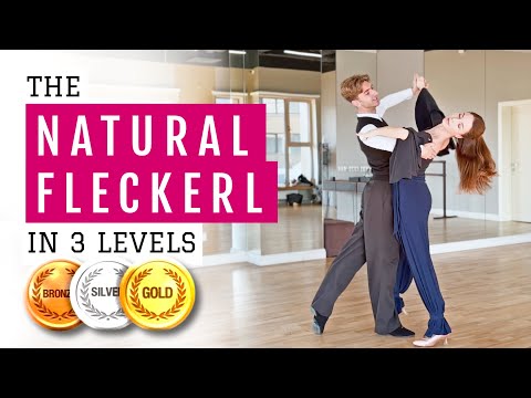 Natural Fleckerl Viennese Waltz in 3 Levels 🥉🥈🥇 Ballroom Lesson