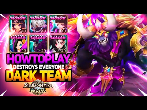 HOWTOPLAY AND HIS DARK ARMY - Summoners War