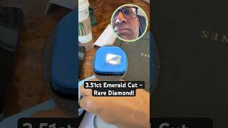How to Identify a 3.51ct Emerald Cut Diamond | H Color VVS1 GIA Certified #emeraldcut #shorts