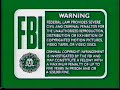 FBI Warning Screen 1997