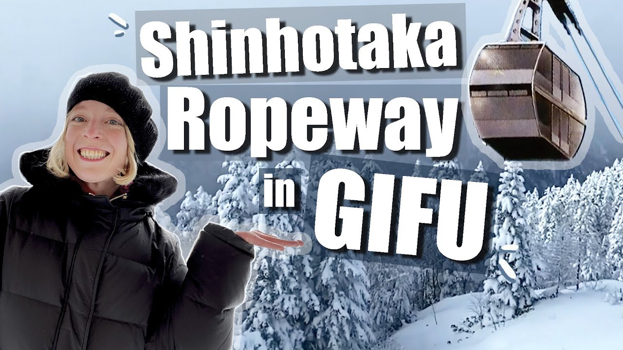 A tourist embarks on an exciting journey through the Shinhotaka Ropeway.