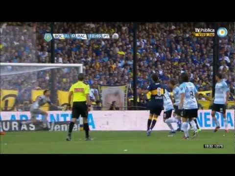 Boca 3 - 1 Racing | Inicial 2012 | Gol de Matias Caruzzo