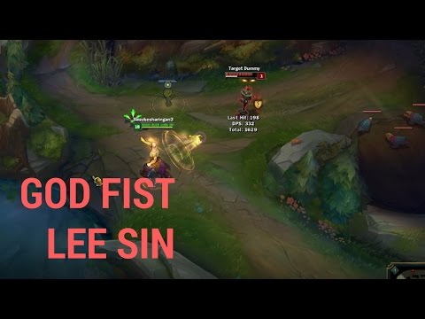 God Fist Lee Sin Skin Spotlight - PBE First look - League of Legends