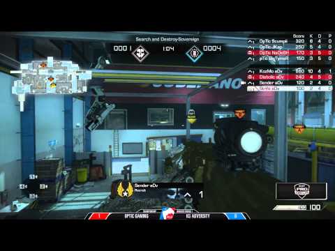 OpTic Gaming vs KG Adversity - Game 2 - Champ W1 - MLG Columbus 2013