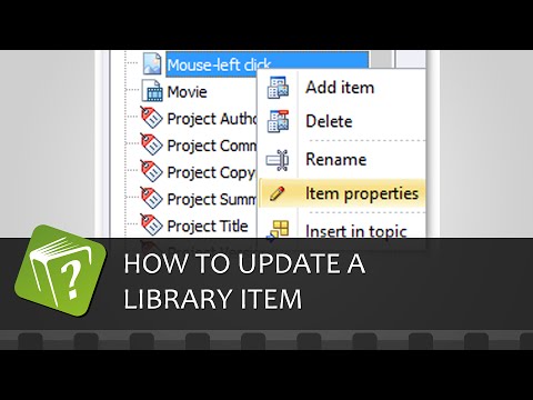 How to update a library item (Step-by-step guide)