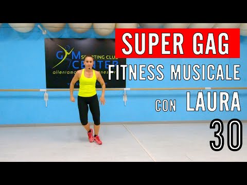 Lezione numero 30 di Fitness musicale CARDIO E GAG con Laura 30