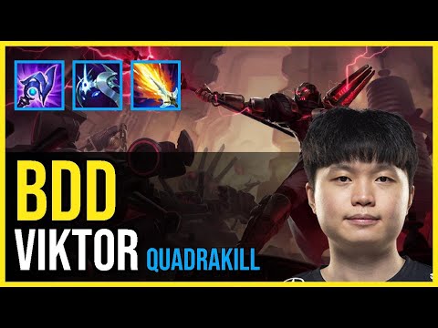 Bdd - VIKTOR vs. LUCIAN Mid | KR Master | QUADRAKILL