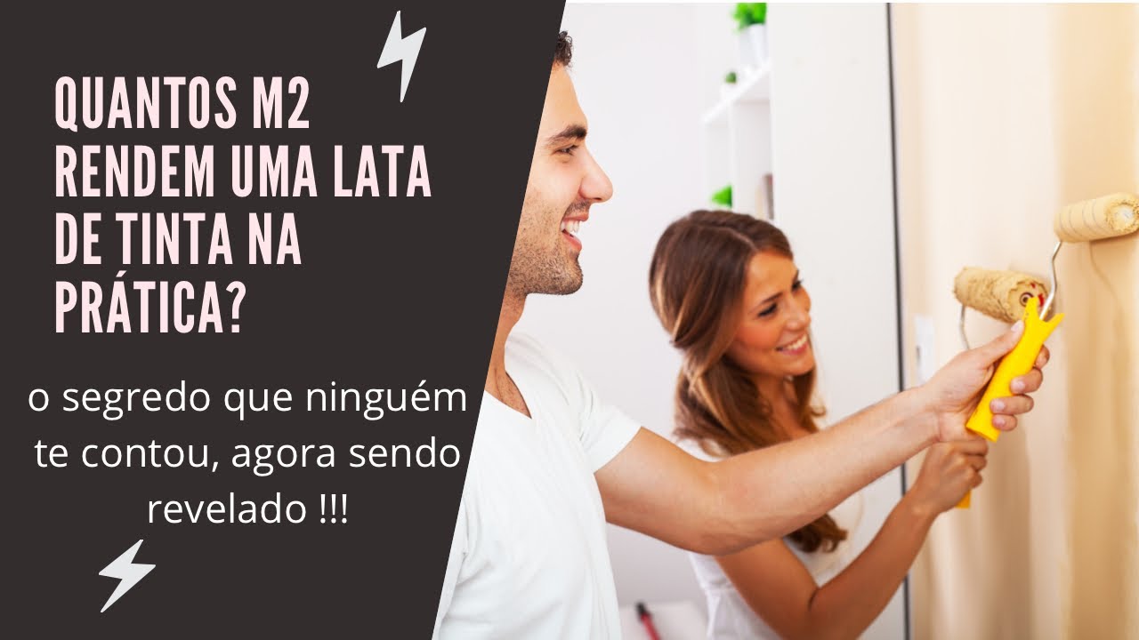 Quanto rende uma lata de tinta 