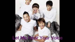 Big Bang - Let Me Hear Your Voice Lyrics