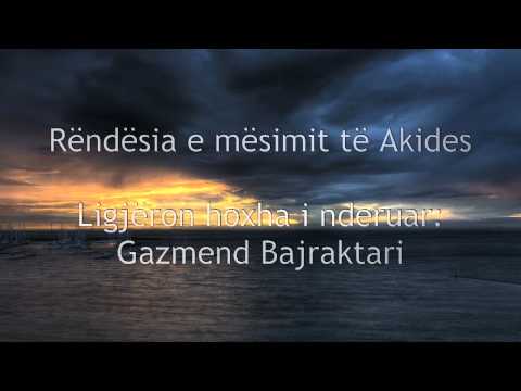 Rendesia e mesimit te Akides