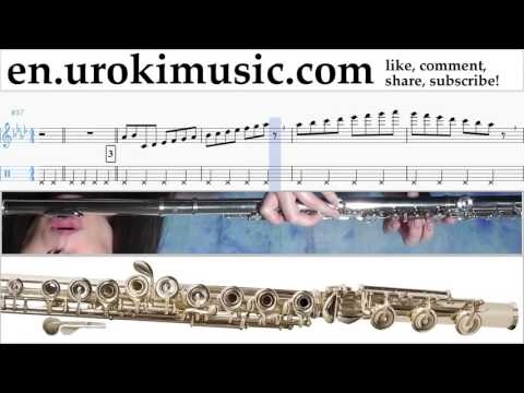 Flute lessons The Chainsmokers ft. Halsey - Closer Sheet Music Tutorial Part#1 um-352