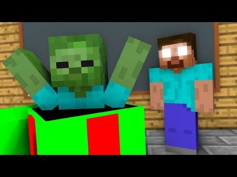 Monster School : Presents Opening CHALLENGE - Minecraft Animation