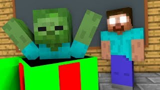 Monster School : Presents Opening CHALLENGE - Minecraft Animation