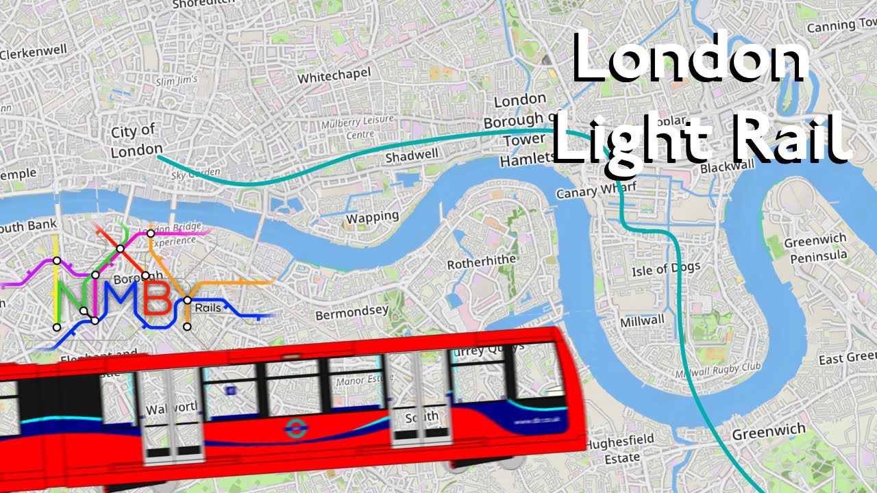 Expansion in the Docklands, Improving the DLR | Nimbyrails | UK Map Part 1