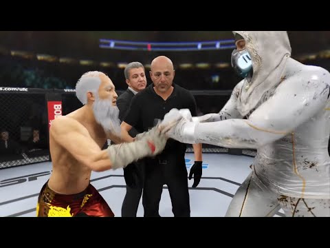Old Bruce Lee vs. White Smoke - EA Sports UFC 4