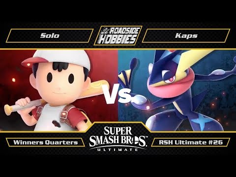 RSH Ultimate #26: Solo (Ness) vs Kaps (Greninja) - Winners Quarters