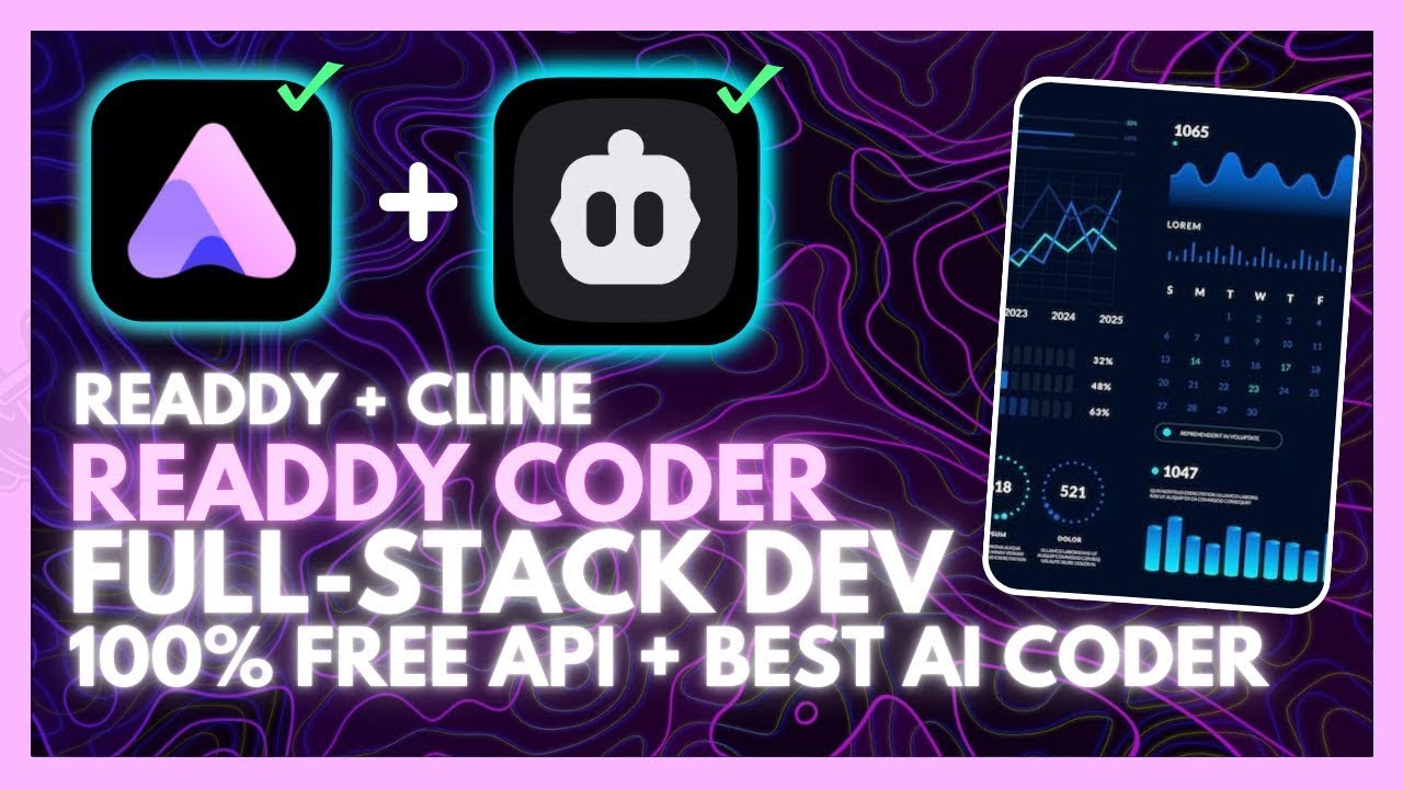 Readdy + Cline: Develop HIGH QUALITY Full-stack Apps For FREE Without Writing Code!