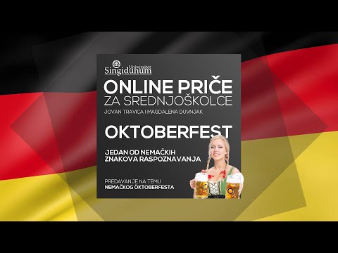Jovan Travica i Magdalena Duvnjak - Oktoberfest - jedan od nemačkih znakova raspoznavanja