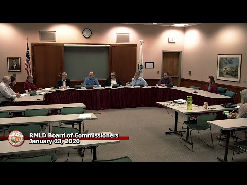 RMLD Board of Commissioners Meeting - January 23, 2020