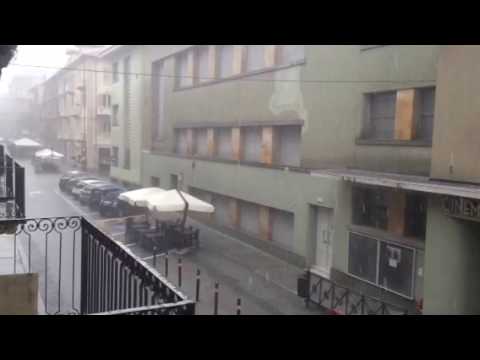 Grandinata a Cuneo del 22 luglio 2016