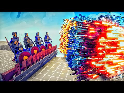 MEDIEVAL BARRICADE vs EVERY GOD - Totally Accurate Battle Simulator TABS