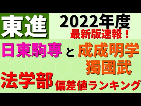 経営学科 日本大学/東洋大学/専修大学など。日東駒専VS成成明学獨國武の法学部【2022年東進】