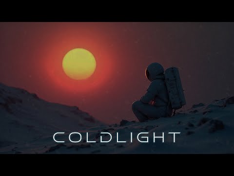 COLDLIGHT // Relaxing Futuristic Ambient with Immersive 3D Wind & Snow [4K] RELAX | STUDY | SLEEP
