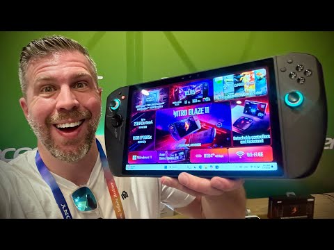 video - Acer Nitro Blaze 8, Ryzen 7-8840HS, AMD Radeon 780M, 16 GB DDR5X-7500, QHD+ 144 Hz 500 nits