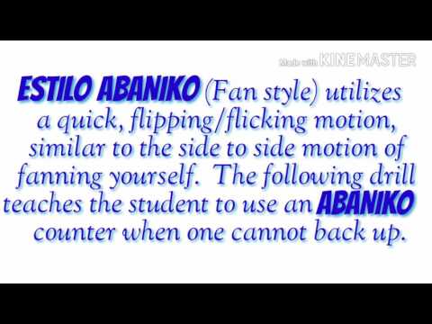 CINCO ESTILOS URBAN ARNIS - Abaniko Drill with 5 Teros Deliveries