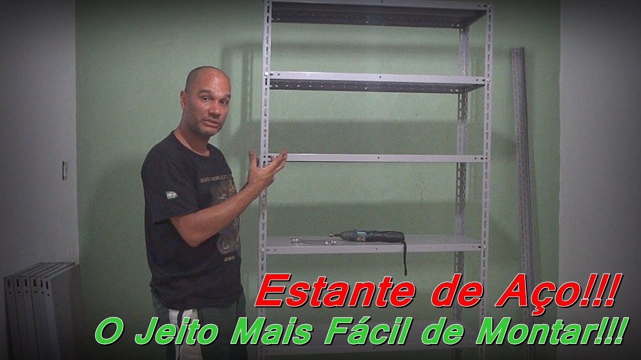 Como Montar Estante de Aço - Como Montar Estante de Ferro - FVM