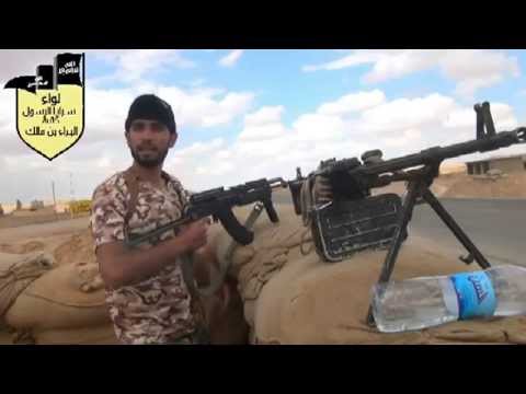 مقابلة مع أحد عناصر كتيبة البراء بن مالك أثناء ربطهم على طريق دمشق دير الزور