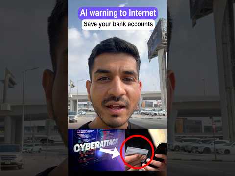 Ai warning to Internet (Save your bank accounts)