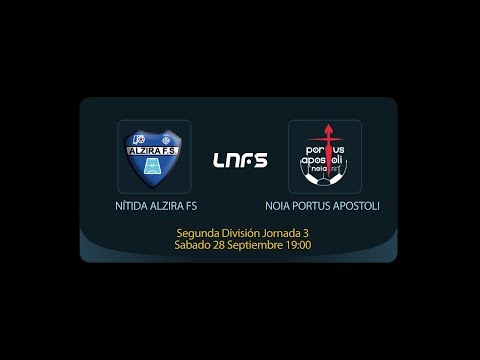 Nítida Alzira FS -  Noia Portus Apostoli - Segunda División Jornada 3 - Temporada 2019/2020