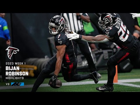 Bijan Robinson's Best Plays in his Rookie Debut