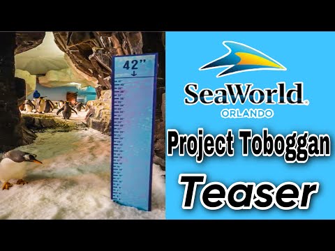 SeaWorld Orlando Teaser for 2024 Project Toboggan!