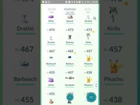 Conta level 34 Team Instinct – Com pokémons lendários inclusive o MEW