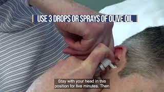 Using olive oil to treat a build up of ear wax