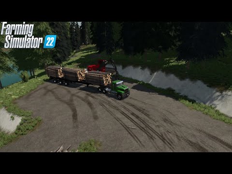 FS22 | logging timelapse | Loggers Paradise #15 | Big logs