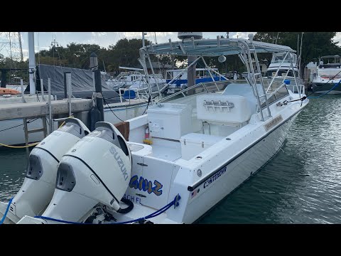 1998 Contender 35 Express Side Console Reel Dreamz Video