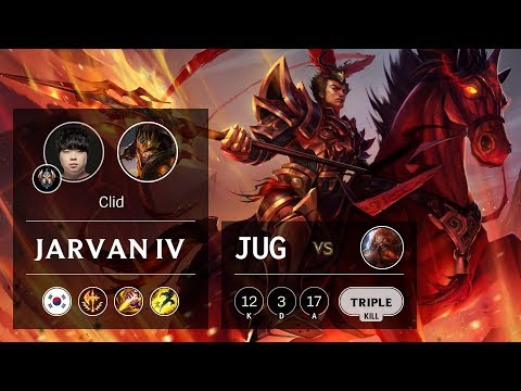 Jarvan IV Jungle vs Gragas - KR Challenger Patch 9.24