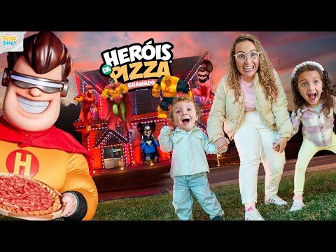 WE KNOW THE BEST PIZZA PLACE IN THE WORLD! PIZZA HEROES 🍕 - BELLA AND LUCCA FAMILY SHOW