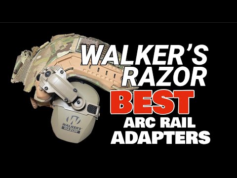 Walker’s Razor ARC Rail Adapters #tigrett #walker #hearingprotection #review #helmet #military