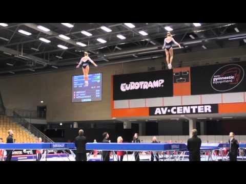 Shaylee Dunavin/Dakota Earnest - Compulsory - Synchro - 2015 World T&T Championships Qualifying