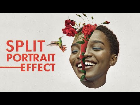 Split Portrait Effect – Photoshop-Tutorial